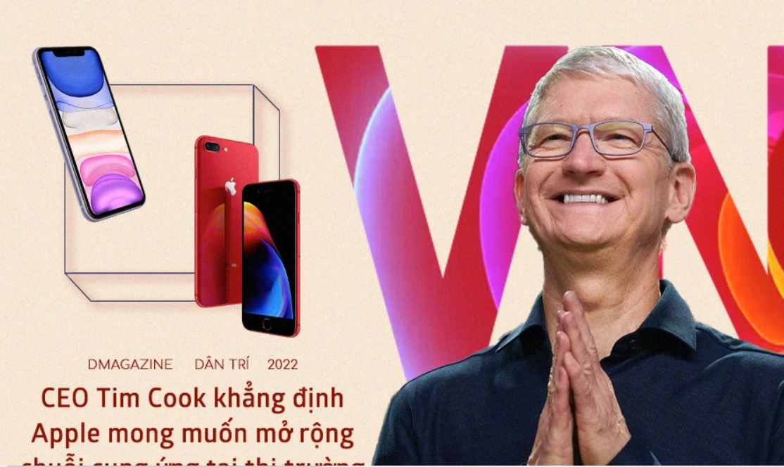 Việt Nam ngày càng quan trọng trong chuỗi cung ứng của Apple