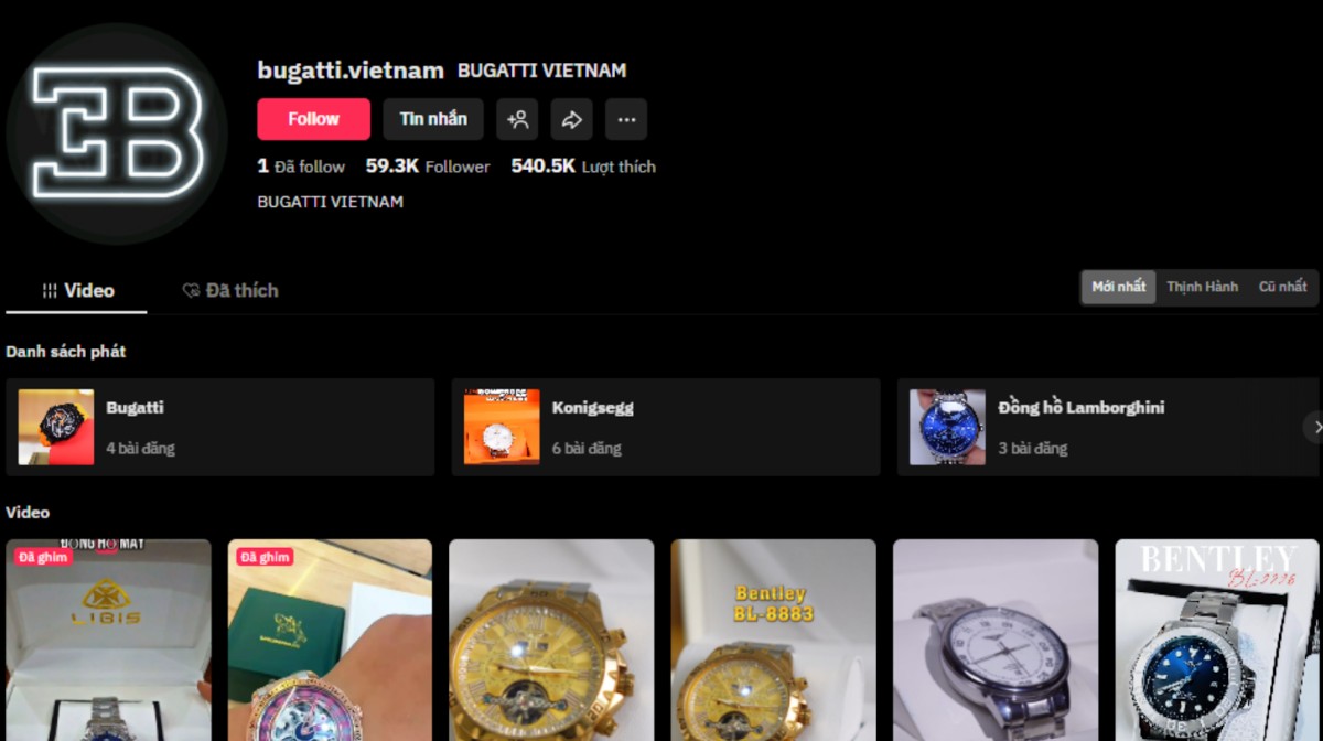 BUGATTI VIỆT NAM XUẤT HIỆN TRÊN TIKTOK, MANG ĐẾN TRẢI NGHIỆM ĐỒNG HỒ HOÀN TOÀN MỚI